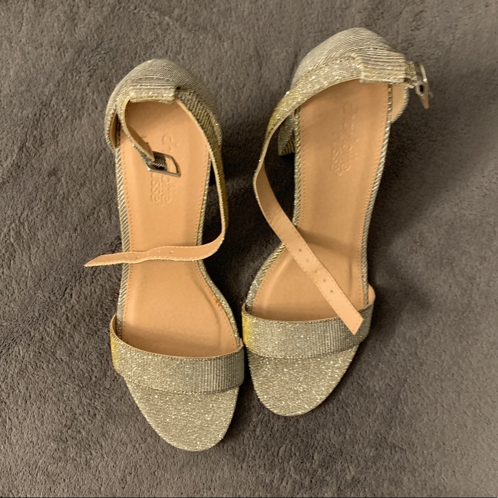 Silver heels